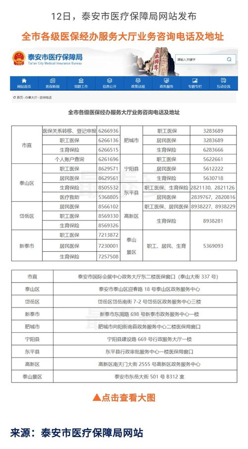 泰安市醫(yī)保經(jīng)辦服務與節(jié)能管理服務信息指南